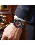 Men's Car Wheel Watch with Spinning Car Rim Hub Design|| Analog Stainless Steel || Quartz Movement|