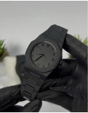 Premium All-Black Arabic Dial Watch with Durable Polycarbonate Strap Minimalist Unisex Design