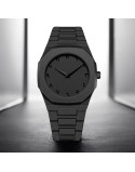 Premium All-Black Arabic Dial Watch with Durable Polycarbonate Strap Minimalist Unisex Design